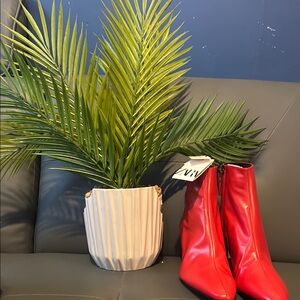 ❤️ Red Zara Booties~BRAND NEW❤️
